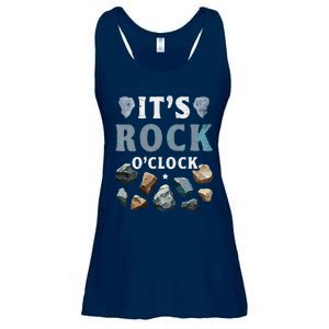 Geology Mineral Hunting ItS Rock OClock Rocks Collector Ladies Essential Flowy Tank