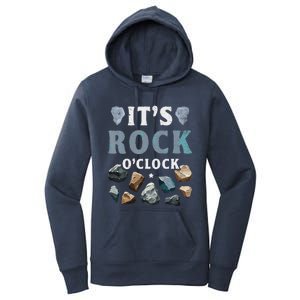 Geology Mineral Hunting ItS Rock OClock Rocks Collector Women's Pullover Hoodie