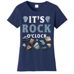 Geology Mineral Hunting ItS Rock OClock Rocks Collector Women's T-Shirt