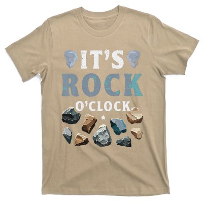 Geology Mineral Hunting ItS Rock OClock Rocks Collector T-Shirt