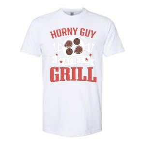 Griller My Horny Guy At The Grill Grilling Smoker Bbq Gift Softstyle CVC T-Shirt