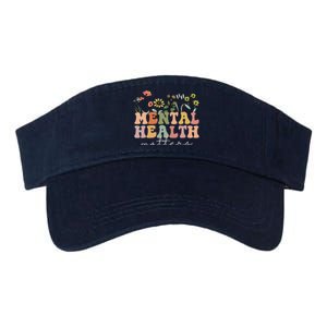 Groovy Mental Health Matters Human Brain Illness Awareness Valucap Bio-Washed Visor