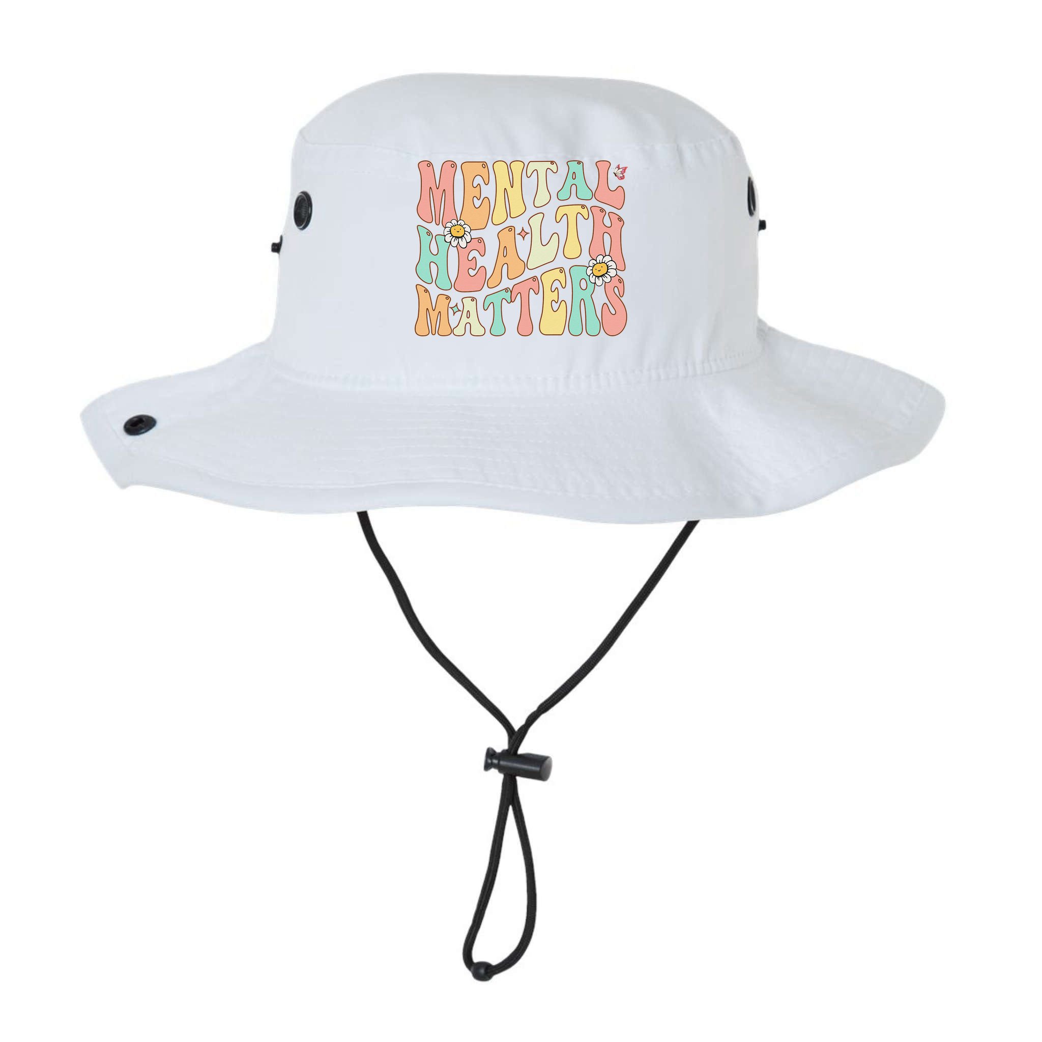 Groovy Mental Health Matters Human Brain Illness Awareness Bucket Hat