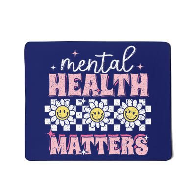 Groovy Mental Health Matters Human Brain Illness Awareness Mousepad