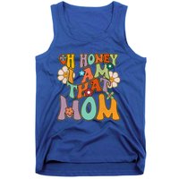 Groovy Mother Hippie Flower Oh Honey I Am That Mom Gift Tank Top