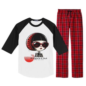 Gothedgy Muse ILl Figure It Out Raglan Sleeve Pajama Set