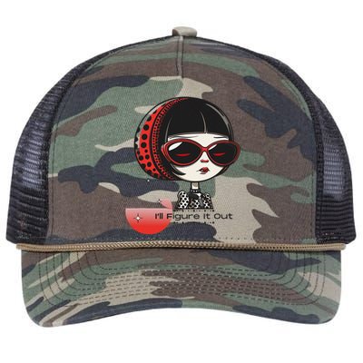 Gothedgy Muse ILl Figure It Out Retro Rope Trucker Hat Cap