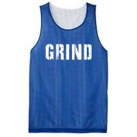 Grind Motivational Inspirational Hustle Distressed Cute Gift Mesh Reversible Basketball Jersey Tank