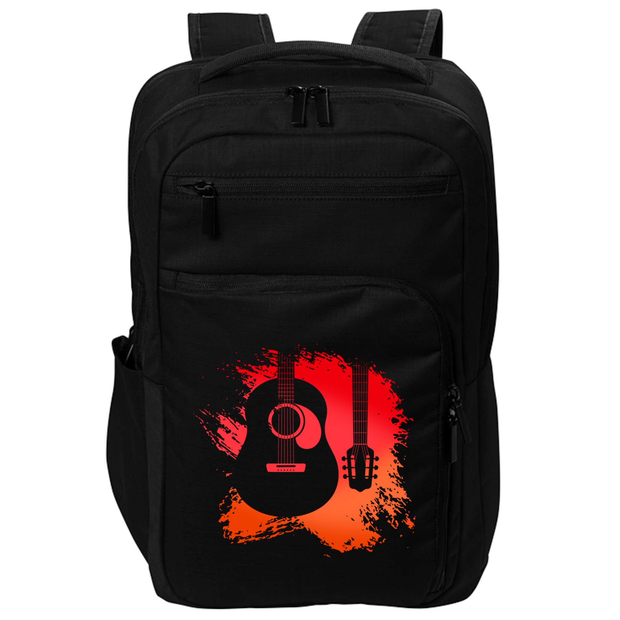 Guitar Musical Instrument Bassist Guitarist Great Gift Impact Tech Backpack