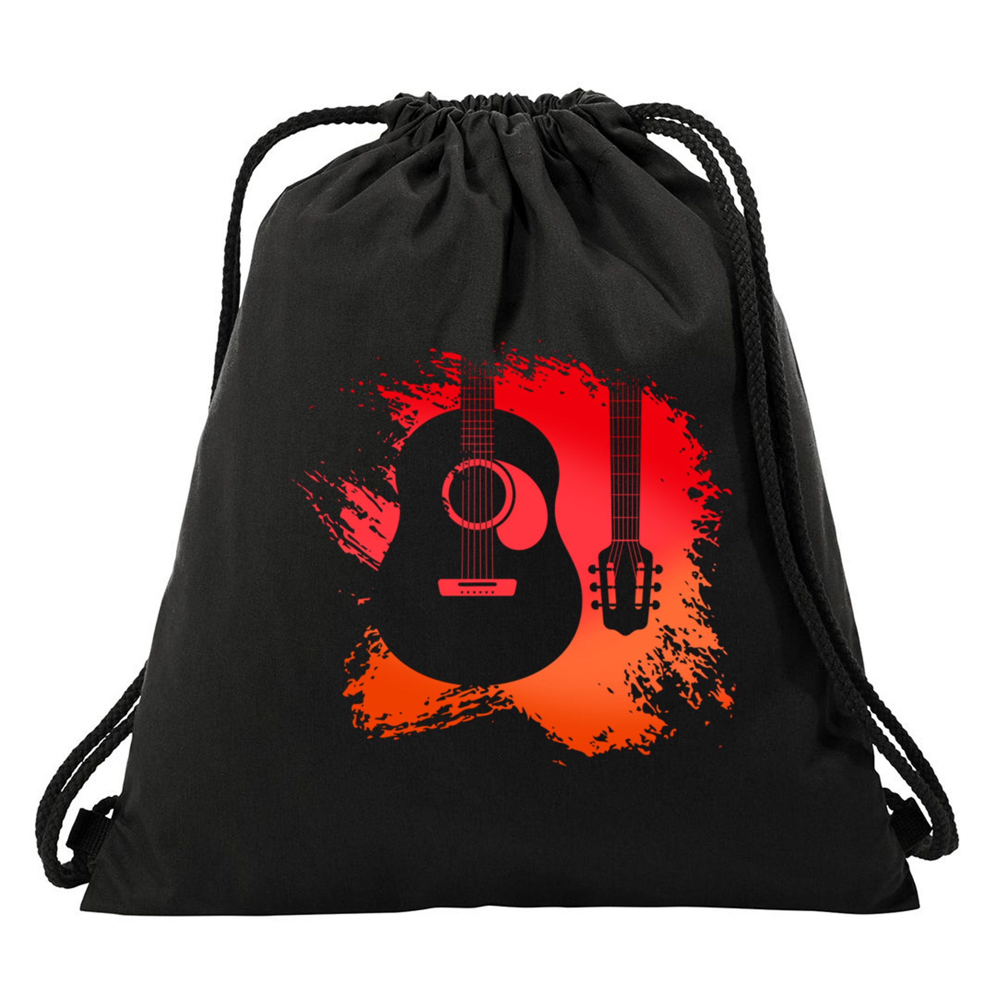 Guitar Musical Instrument Bassist Guitarist Great Gift Drawstring Bag