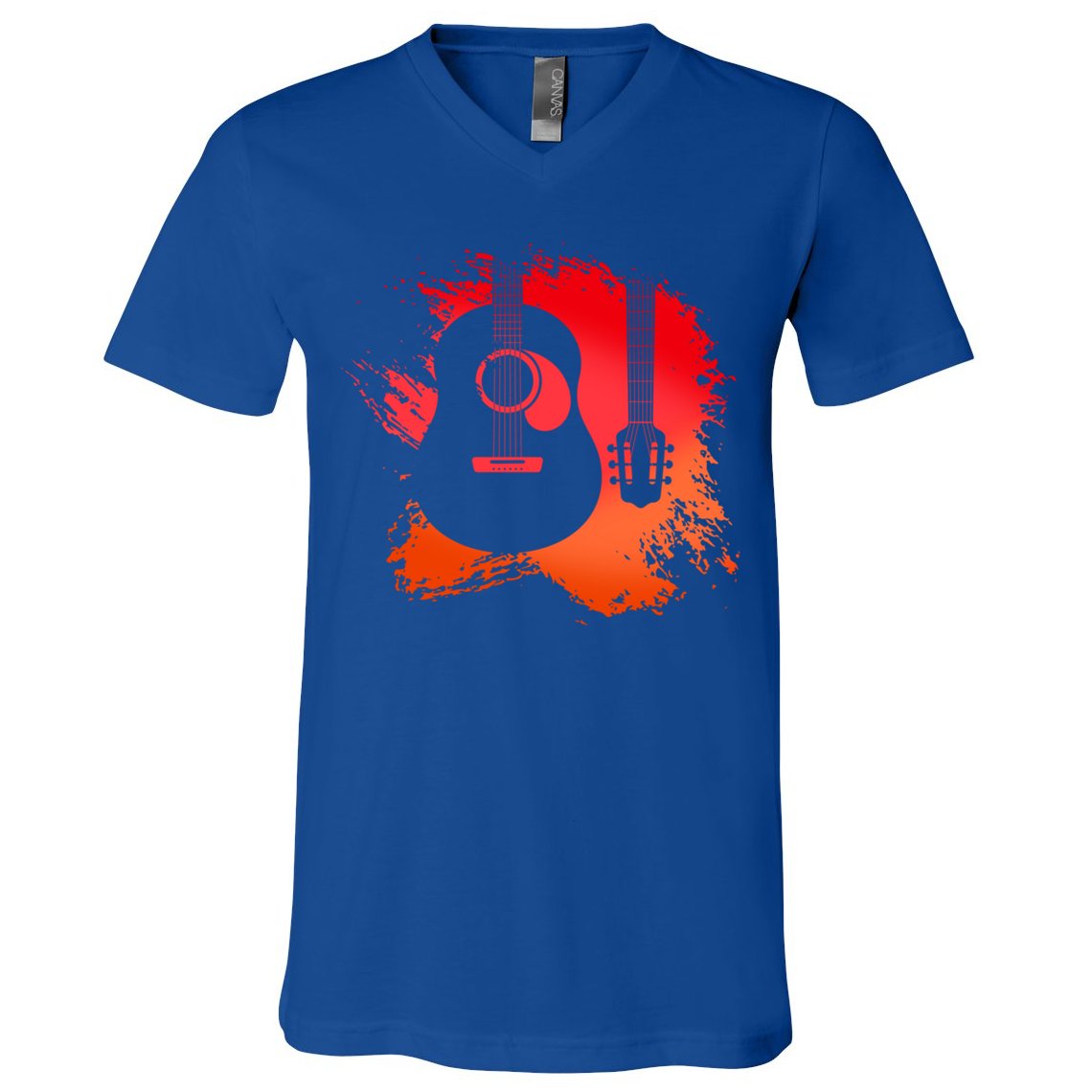 Guitar Musical Instrument Bassist Guitarist Great Gift V-Neck T-Shirt