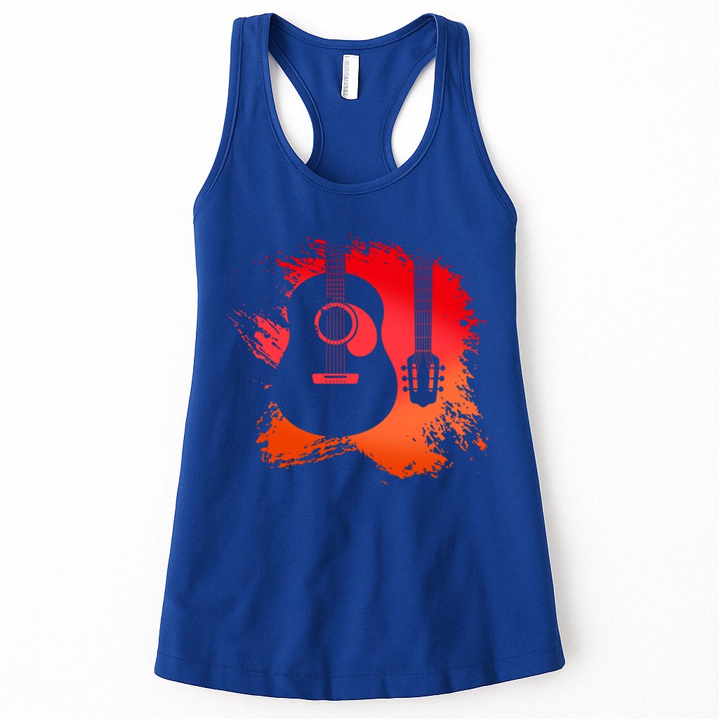 Guitar Musical Instrument Bassist Guitarist Great Gift Womens Tank Top