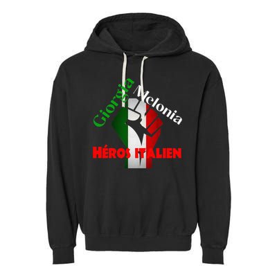 Georgia Meloni Italian Hero Garment-Dyed Fleece Hoodie