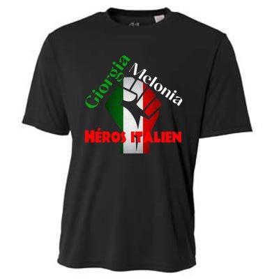 Georgia Meloni Italian Hero Cooling Performance Crew T-Shirt