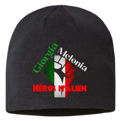 Georgia Meloni Italian Hero Sustainable Beanie