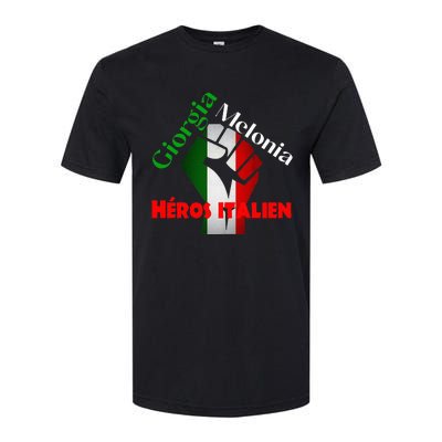 Georgia Meloni Italian Hero Softstyle® CVC T-Shirt