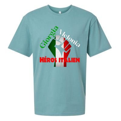 Georgia Meloni Italian Hero Sueded Cloud Jersey T-Shirt