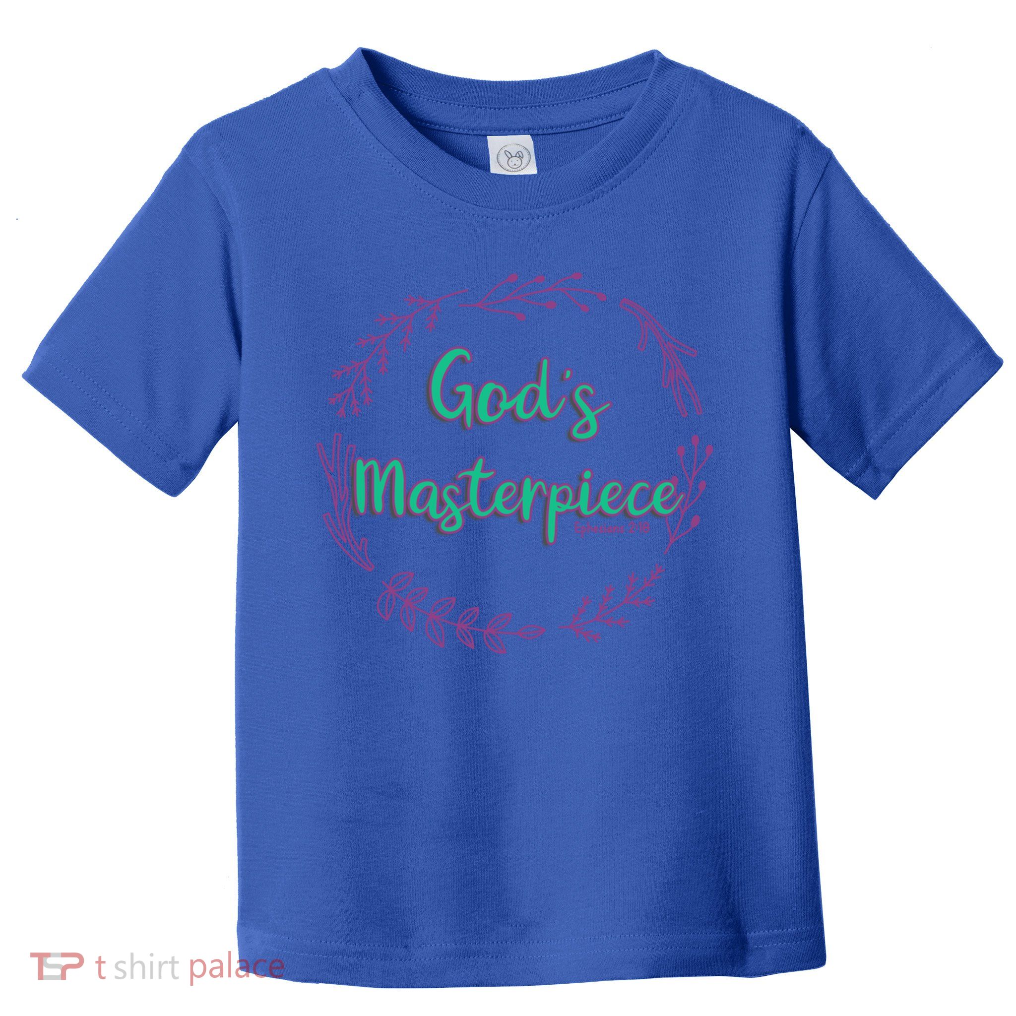 God's Masterpiece In Wreath Leaves Gift Toddler T-Shirt