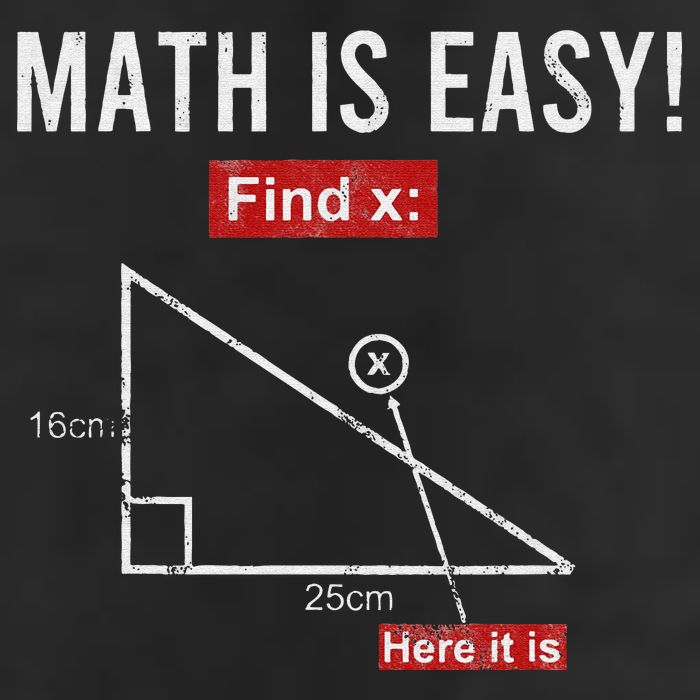 Geometry Math Is Easy Find X Here It Is Triangle Cool Comfort Performance Bucket Hat