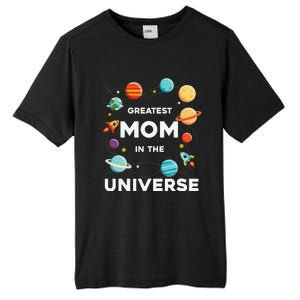 Greatest Mom In The Universe Mother's Day Tall Fusion ChromaSoft Performance T-Shirt