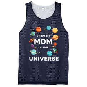 Greatest Mom In The Universe Mother's Day Mesh Reversible Basketball Jersey Tank