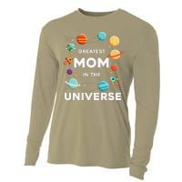 Greatest Mom In The Universe Mother's Day Cooling Performance Long Sleeve Crew