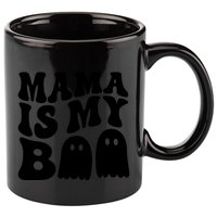 Groovy Mama Is My Boo Ghost Halloween Costume 11oz C Handle Ceramic Mug