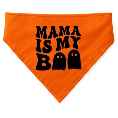 Groovy Mama Is My Boo Ghost Halloween Costume USA-Made Doggie Bandana