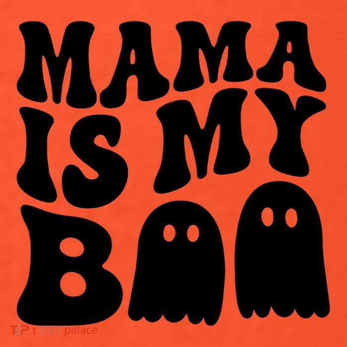 Groovy Mama Is My Boo Ghost Halloween Costume Womens T-Shirt