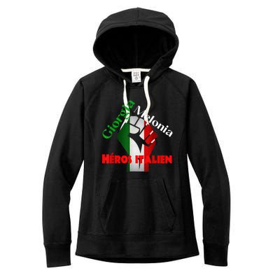 Georgia Meloni Italian Hero Women's Fleece Hoodie