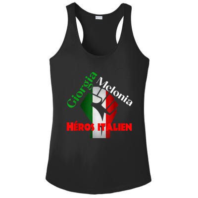 Georgia Meloni Italian Hero Ladies PosiCharge Competitor Racerback Tank