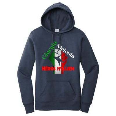 Georgia Meloni Italian Hero Women's Pullover Hoodie