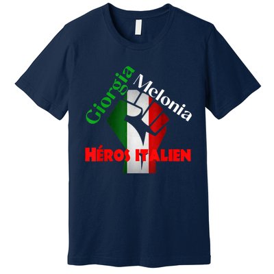 Georgia Meloni Italian Hero Premium T-Shirt