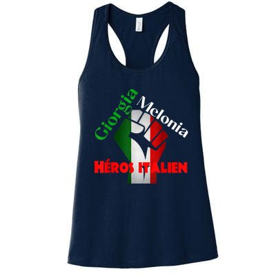 Georgia Meloni Italian Hero Women's Racerback Tank