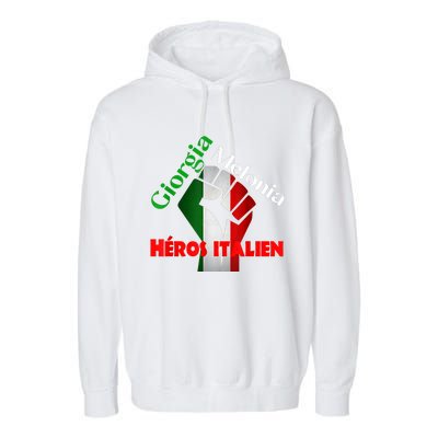 Georgia Meloni Italian Hero Garment-Dyed Fleece Hoodie