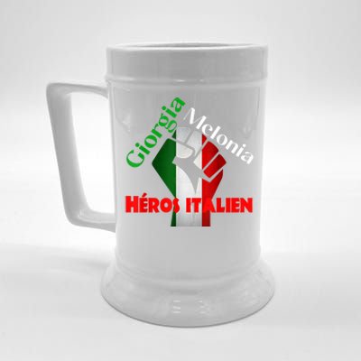 Georgia Meloni Italian Hero Beer Stein