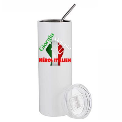 Georgia Meloni Italian Hero Stainless Steel Tumbler