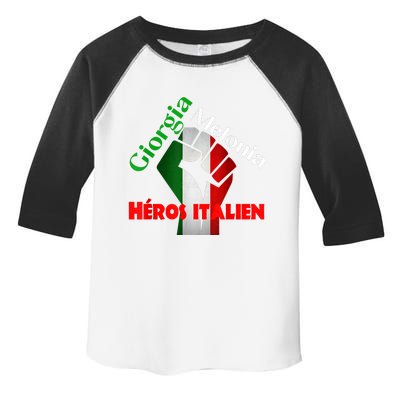 Georgia Meloni Italian Hero Toddler Fine Jersey T-Shirt