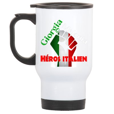 Georgia Meloni Italian Hero Stainless Steel Travel Mug