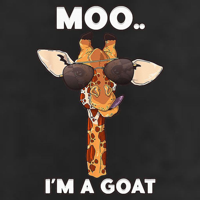 Giraffe Moo Im A Goat Farm Zoo Animal Giraffe Lover Cool Comfort Performance Bucket Hat