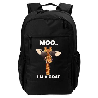 Giraffe Moo Im A Goat Farm Zoo Animal Giraffe Lover Backpack