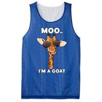 Giraffe Moo Im A Goat Farm Zoo Animal Giraffe Lover Mesh Reversible Basketball Jersey Tank