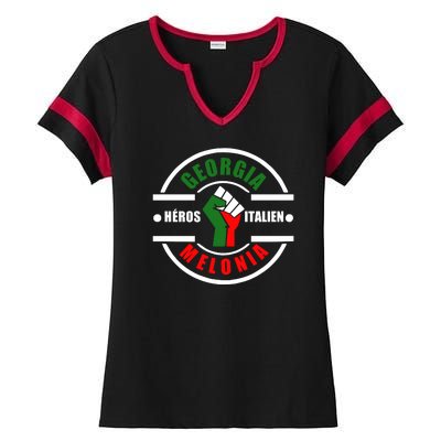 Georgia Meloni Italian Hero Ladies Halftime Notch Neck Tee