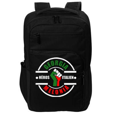 Georgia Meloni Italian Hero Impact Tech Backpack