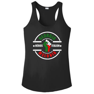 Georgia Meloni Italian Hero Ladies PosiCharge Competitor Racerback Tank