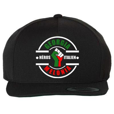 Georgia Meloni Italian Hero Wool Snapback Cap