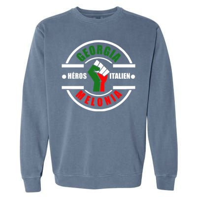 Georgia Meloni Italian Hero Garment-Dyed Sweatshirt