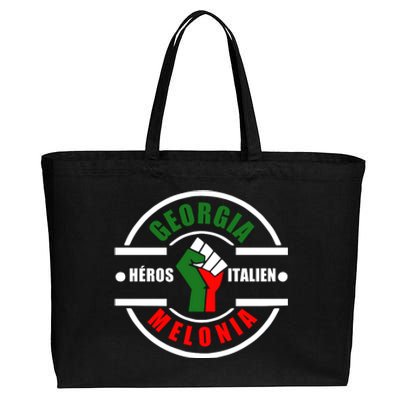 Georgia Meloni Italian Hero Cotton Canvas Jumbo Tote