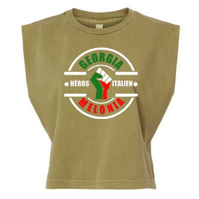 Georgia Meloni Italian Hero Garment-Dyed Women's Muscle Tee