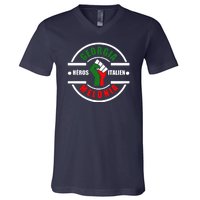 Georgia Meloni Italian Hero V-Neck T-Shirt